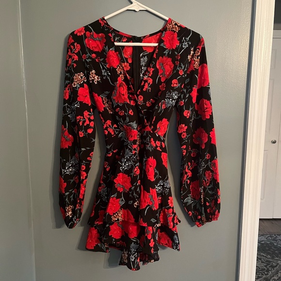 Floral Romper - Picture 1 of 6